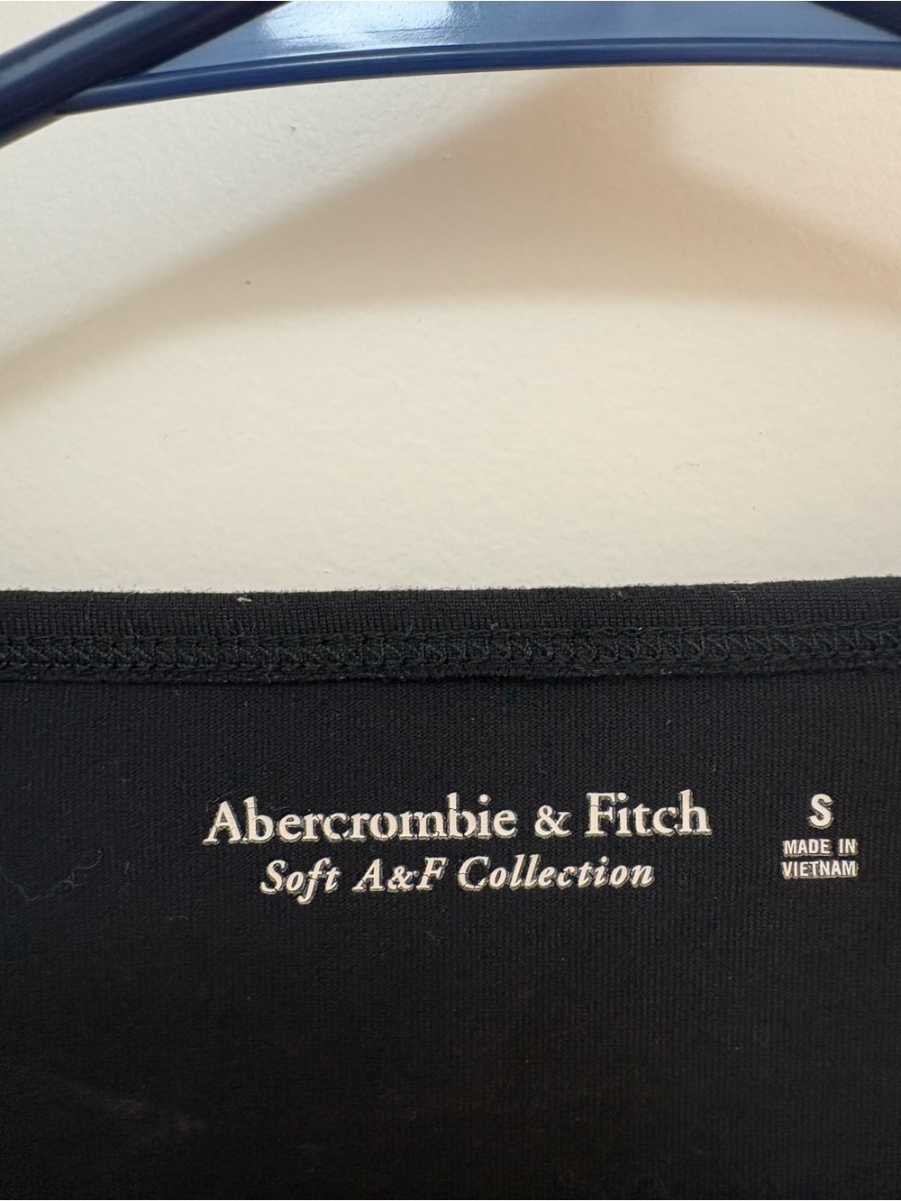 Abercrombie & Fitch Black Soft A&F Collection Straight Neck Bodysuit - Picture 2 of 3